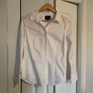 J. Crew “Curvy” White Button Down